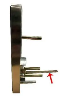 DIGITAL HOME DH210 Smart Fingerprint Deadbolt Lock - Installation 1