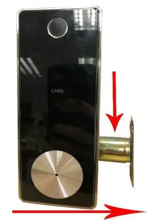 DIGITAL HOME DH210 Smart Fingerprint Deadbolt Lock - Installation 4