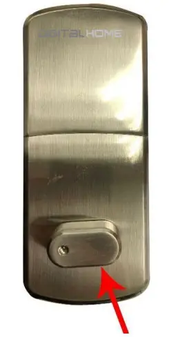 DIGITAL HOME DH210 Smart Fingerprint Deadbolt Lock - Installation 6