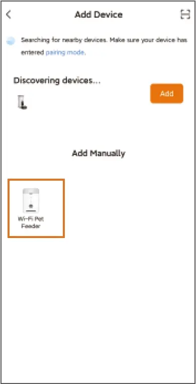 Add the Feeder Manually 01