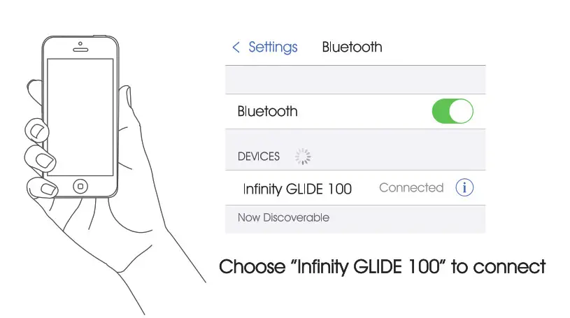 Infinity Wireless In-Ear Headphone Glide 00