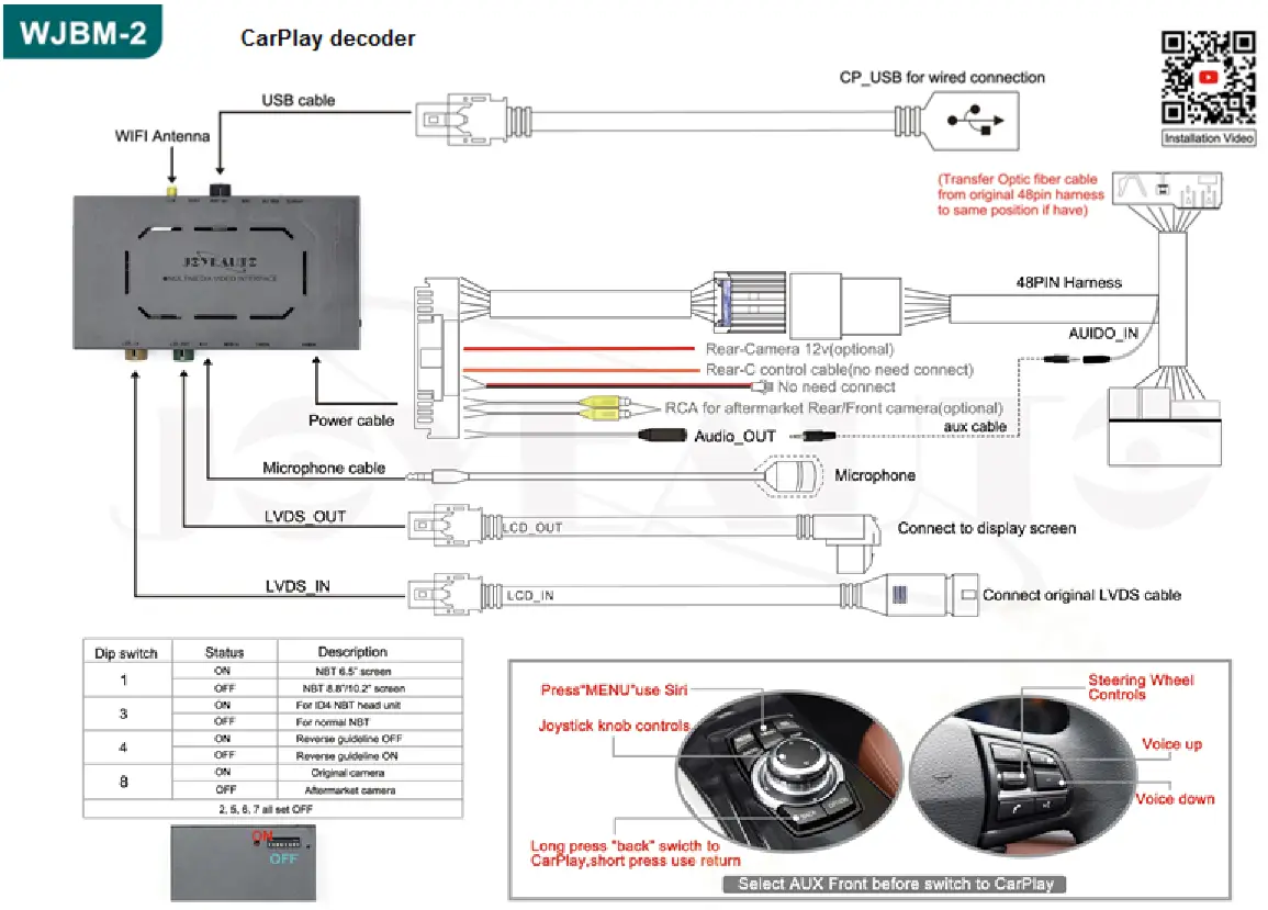JOYEAUTO-WJBM-2-Wireless-Apple-CarPlay-Smart-Box-Module-Receiver-FIG1