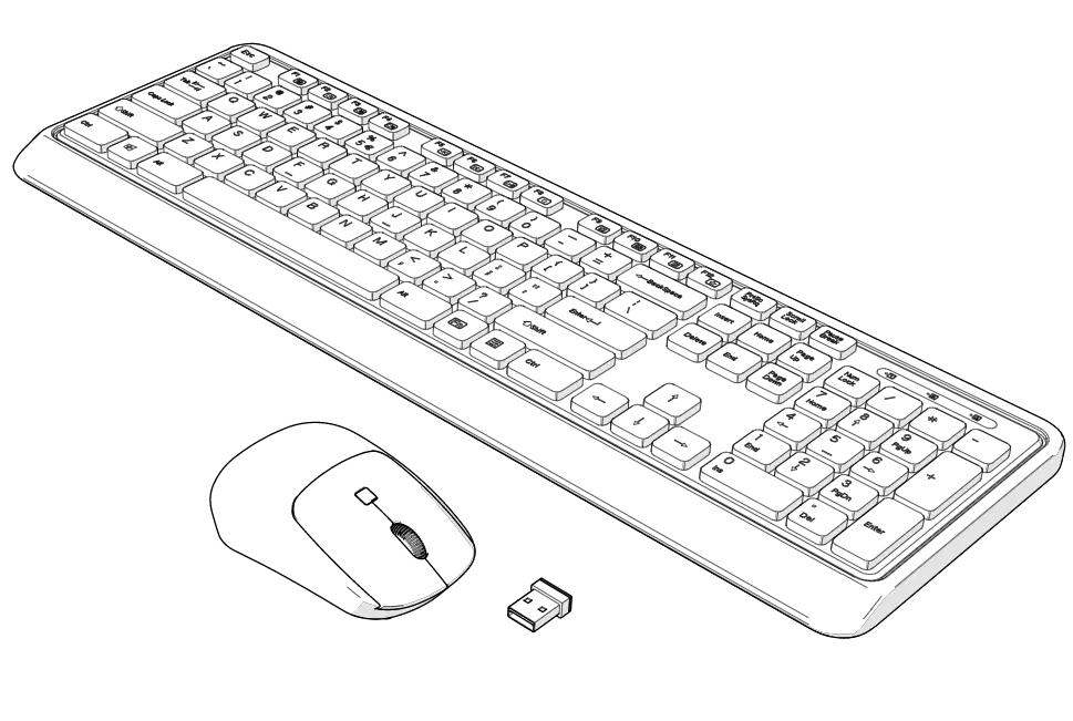 Nedis Kbmcw100bkxx Wireless Keyboard & Mouse Combo Kit User Manual Nedis Kbmcw100bkxx Wireless Keyboard & Mouse Combo Kit User Manual