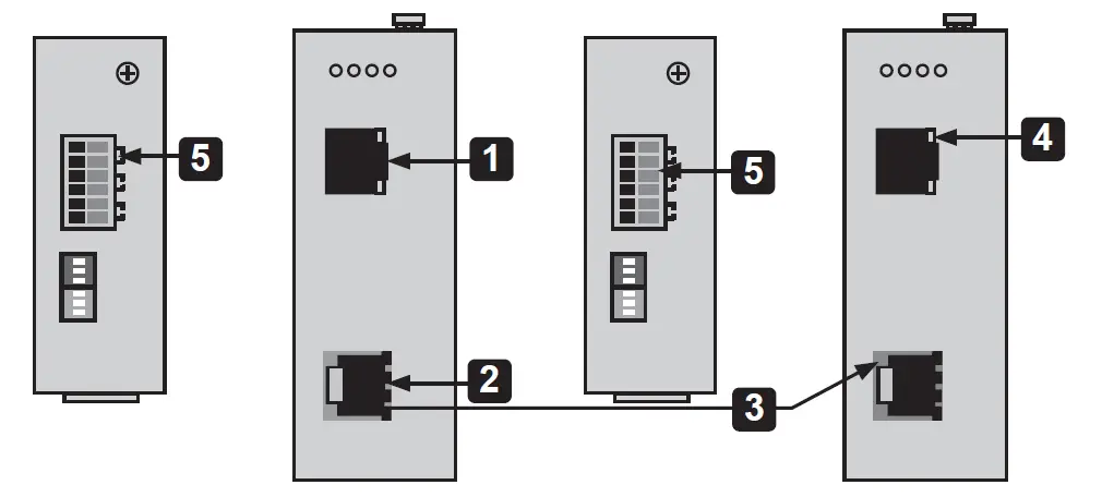 tripplite N785-I01-SFP-D Industrial Gigabit Fiber to Ethernet Media Converter, RJ45 SFP fig 1