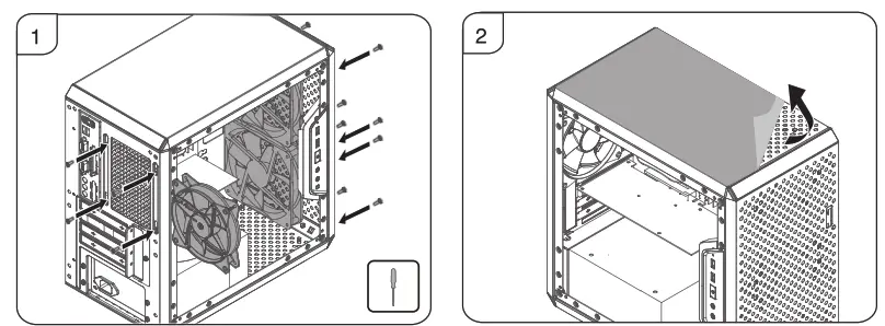 COOLER MASTER Q300L Masterbox Computer Case - Fig 17
