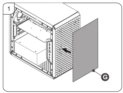 COOLER MASTER Q300L Masterbox Computer Case - Fig 22