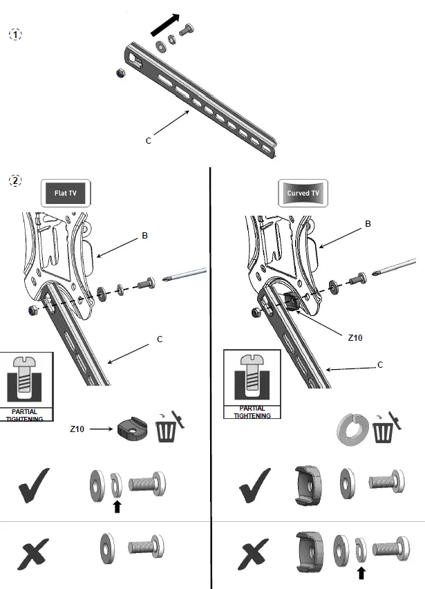 Barkan 4800.B Long Premium TV Wall Mount FIG 10