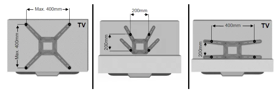 Barkan 4800.B Long Premium TV Wall Mount FIG 11