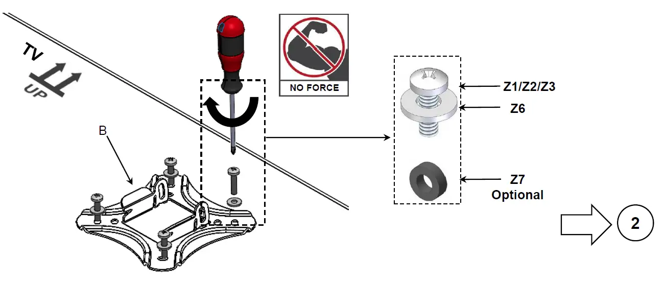 Barkan 4800.B Long Premium TV Wall Mount FIG 9