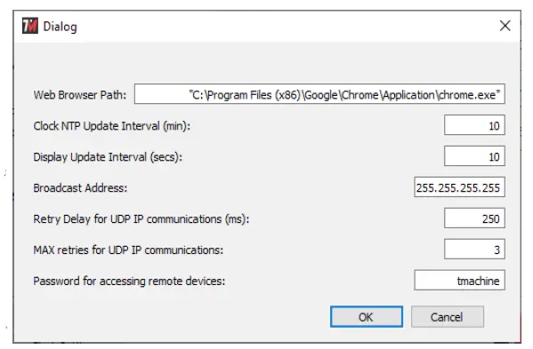 TIME MACHINES TM-Manager Windows Application FIG 2