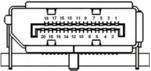 20-Pin Color Display Signal Cable