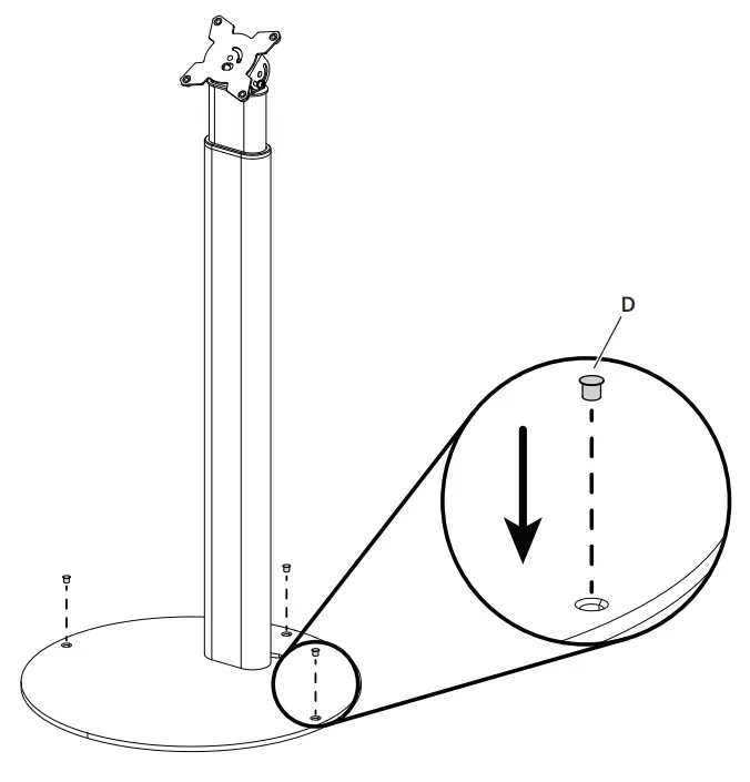 kanto SFS300 Floor-Standing Security iPad Stand - fig 3
