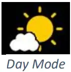 Micro Air EasyTouch RV 353 Thermostat - Day Mode