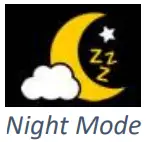 Micro Air EasyTouch RV 353 Thermostat - Night Mode