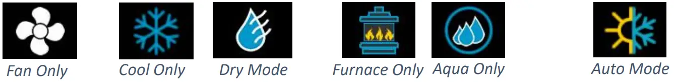 Micro Air EasyTouch RV 353 Thermostat - Operational Mode
