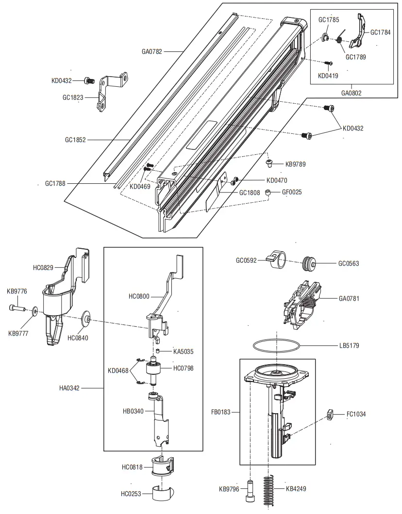 SENCO FN81T1 3 ½ Inch Pneumatic Framing Nailer - fig 2