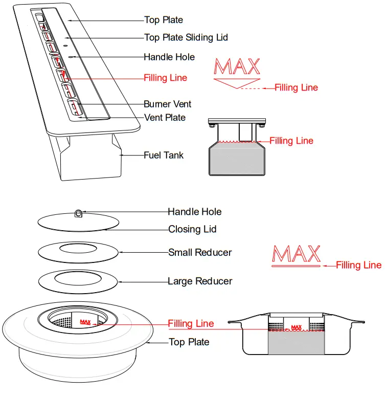 ICON FIRES BIO 70 210 Slimline Burner - fig 3