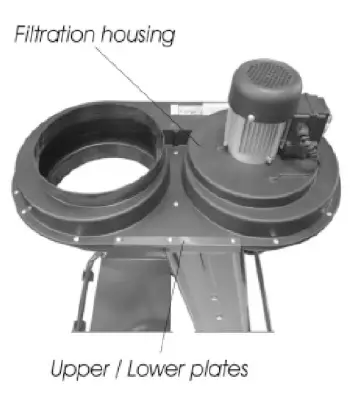LUMBER JACK 750W Dust Collector UDE75B FIG 2