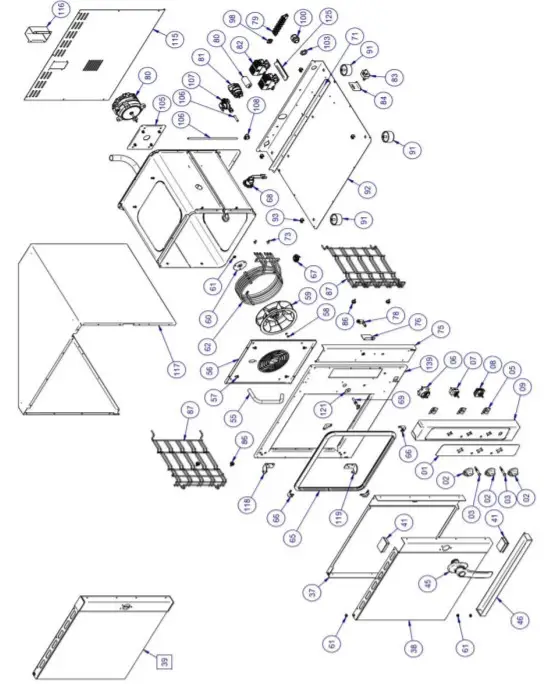 HENDI Convection steam - Drawing