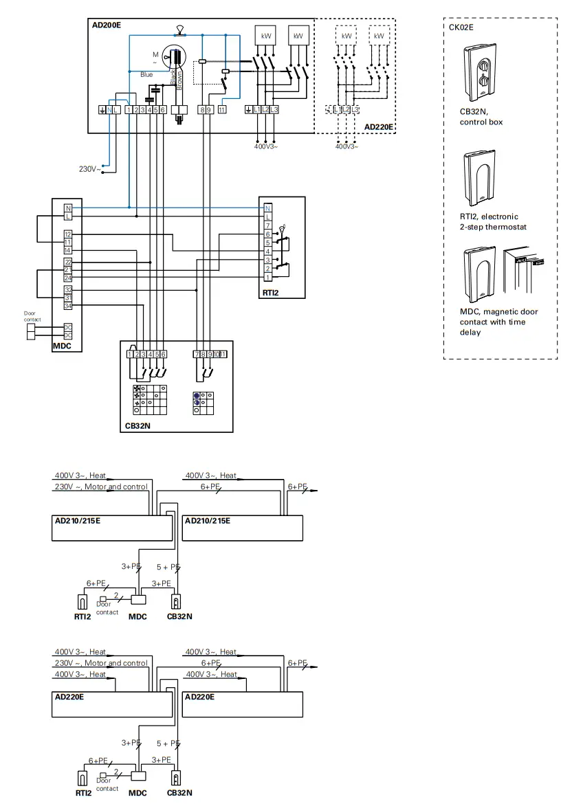 FRICO AD215E14 Electric Heat Air Curtain - Fig 11