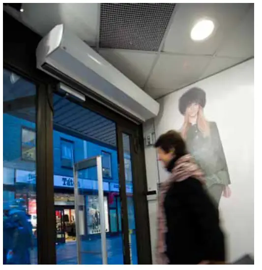 FRICO AD215E14 Electric Heat Air Curtain - Fig 3