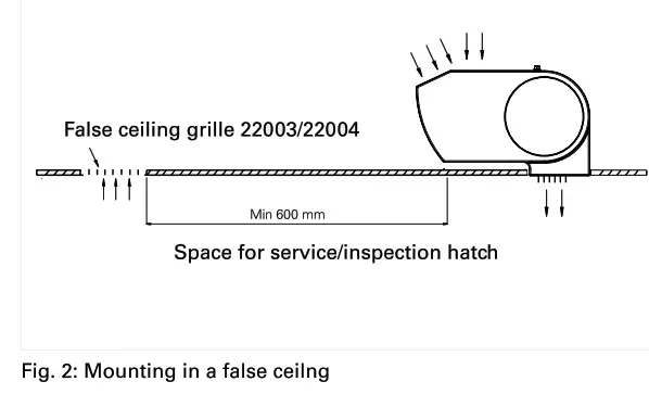FRICO AD215E14 Electric Heat Air Curtain - Fig 6