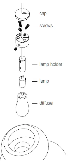 BOCCI 100.20 20 Hand Blown Glass Pendants fig 8