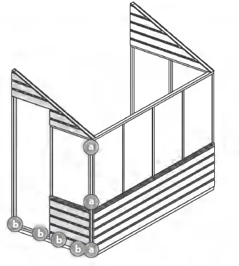 meRcia 04GREENLEAN0804-V2 Traditional Wooden Lean To Greenhouse 17