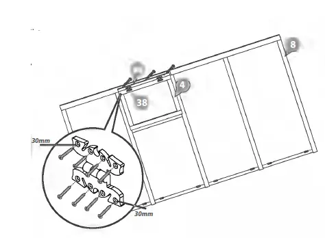meRcia 04GREENLEAN0804-V2 Traditional Wooden Lean To Greenhouse 22
