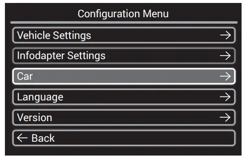 Aerpro CAVW04 Infodapter Interface - Figure 9