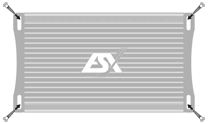 ESX VX3000 PRO Ultra Class D Mono Amplifier-2