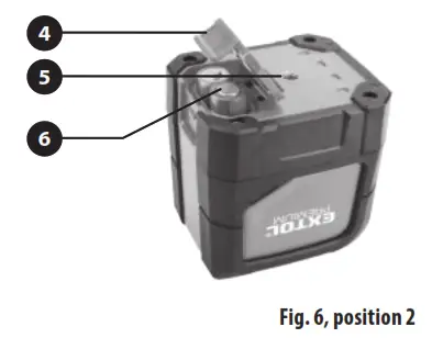 EXTOL PREMIUM 8823306 Cross Line Laser Level- contro 1l