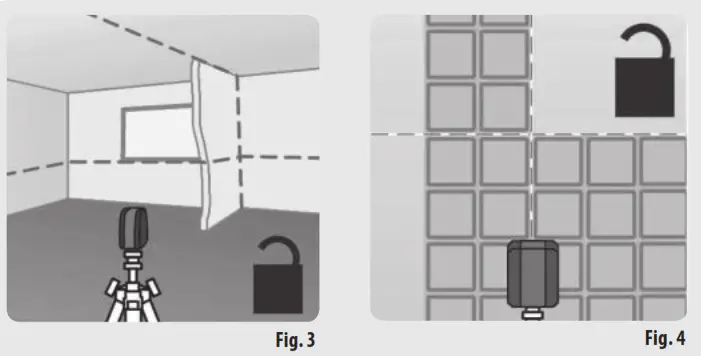 EXTOL PREMIUM 8823306 Cross Line Laser Level- fig