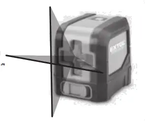 EXTOL PREMIUM 8823306 Cross Line Laser Level- fig10