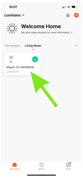 Luminans JP C37SWB WiFi E14 LED Bulb - Figure 7