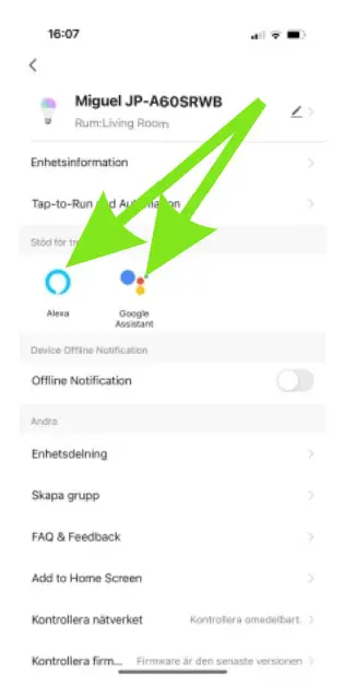 Luminans JP C37SWB WiFi E14 LED Bulb - Figure 9