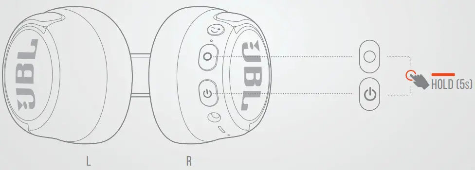 JBL JR460NC Kids Over-Ear Headphone - RESET2