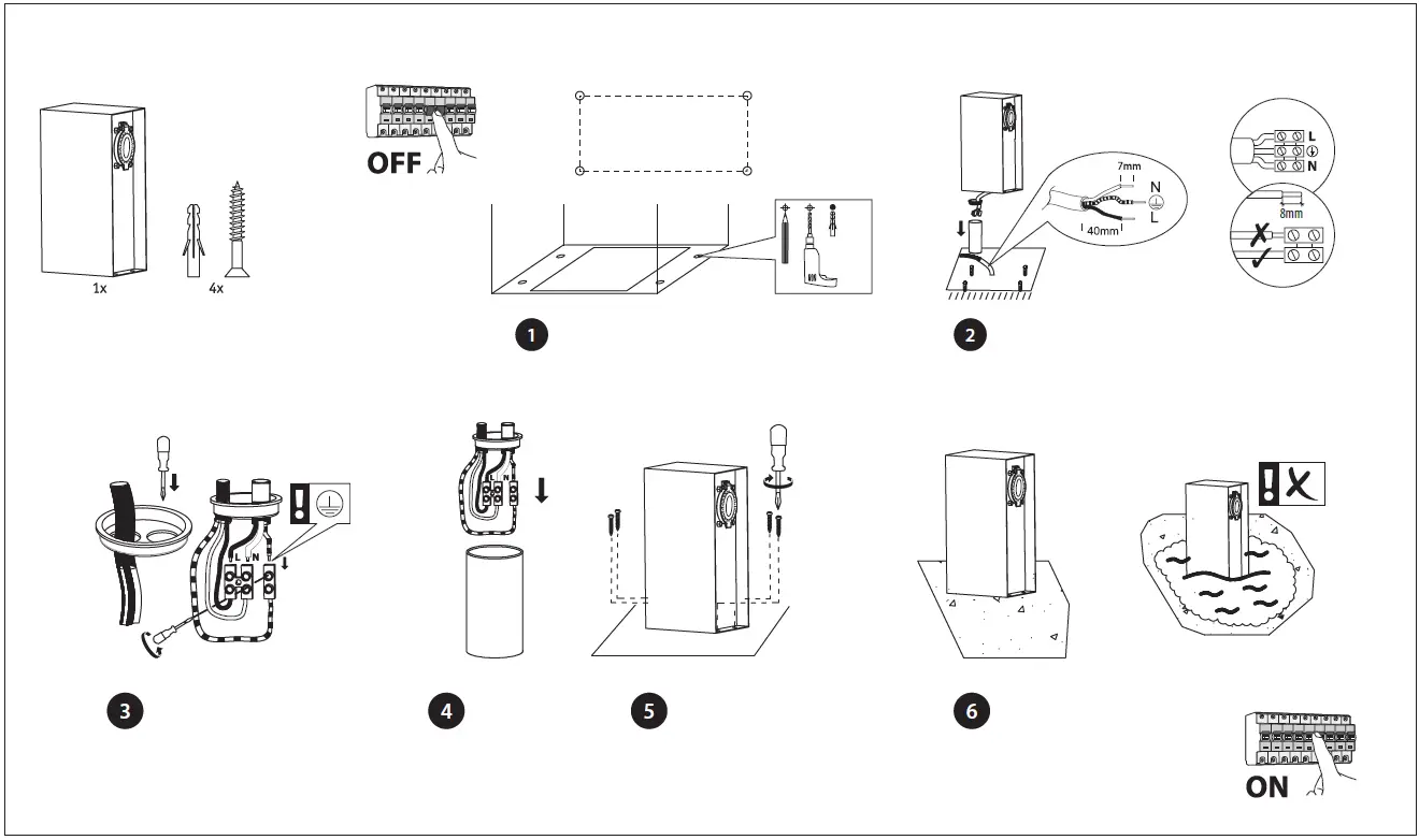 KS VERLICHTING 7737 Outdoor Charge Timer Garden 01