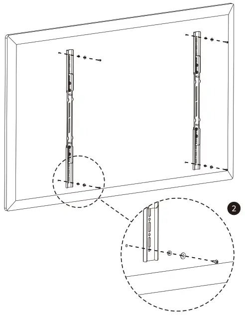 Neomounts AWLS 950BL1 Wall Mount - setep1