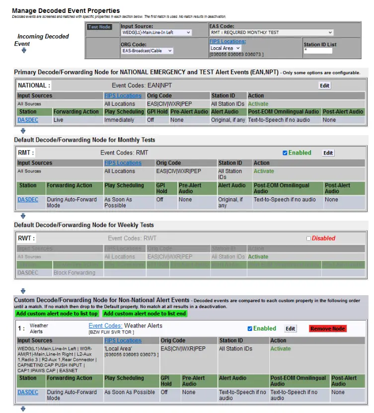 Digital alert systems DASDEC-III Entry Level - FIG18
