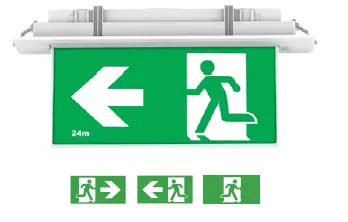 GREENLUX-Premium-EPR-EX2-Recessed-LED-Exit-Sign-FIG-1