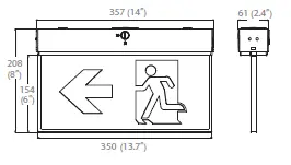 GREENLUX-Premium-EPR-EX2-Recessed-LED-Exit-Sign-FIG-6