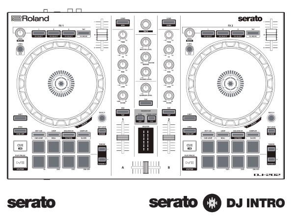 Roland DJ 202 Serato DJ Controller - cover