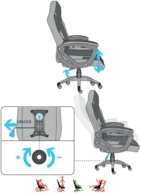 Trust GXT 705 RYON Gaming Chair - fig2