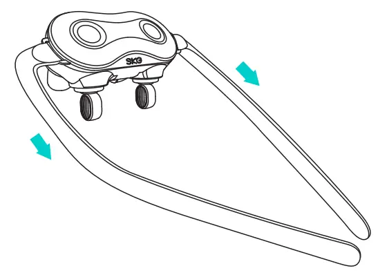 SKG H7 E Neck and Shoulder Massager - Pulling way 3