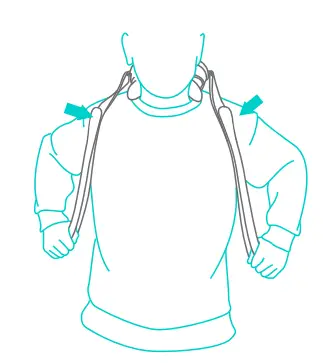 SKG H7 E Neck and Shoulder Massager - Pulling way