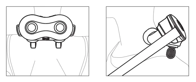 SKG H7 E Neck and Shoulder Massager - Wearing method