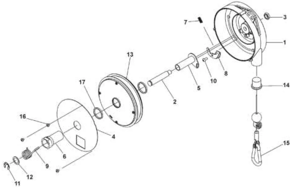 CONDUCTIX wampfler 040871 Spring R 09