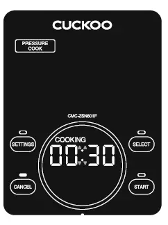 CUCKOO CMC-ZSN601F Multi Pressure Cooker 22