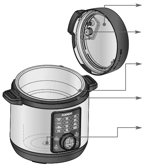 CUCKOO CMC-ZSN601F Multi Pressure Cooker 7